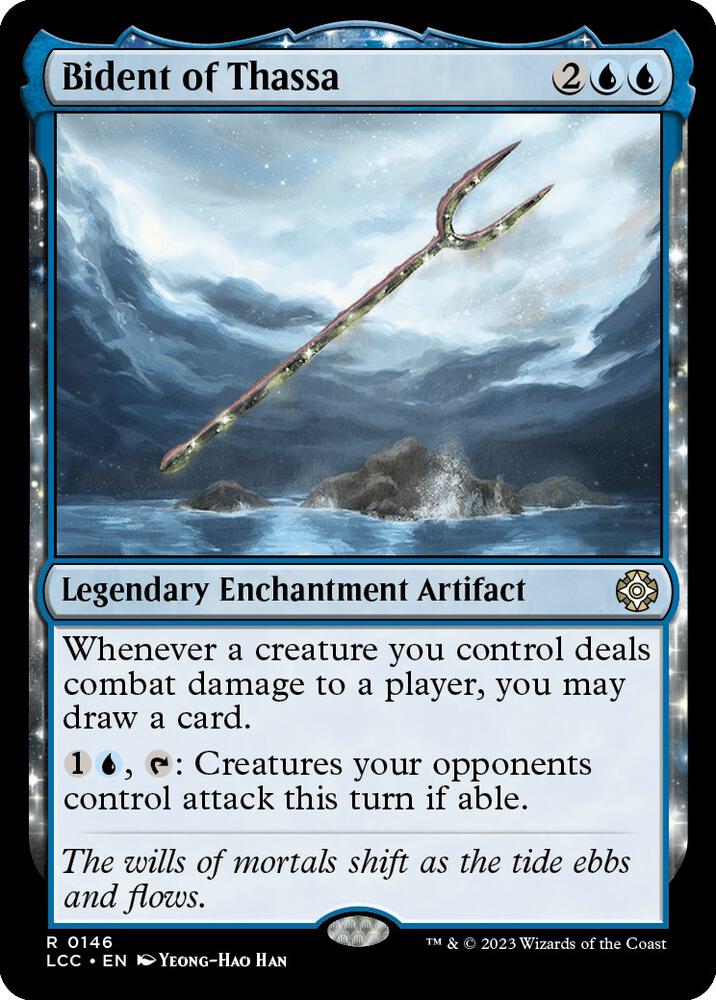 Bident of Thassa 146 card from Commander: The Lost Caverns of Ixalan