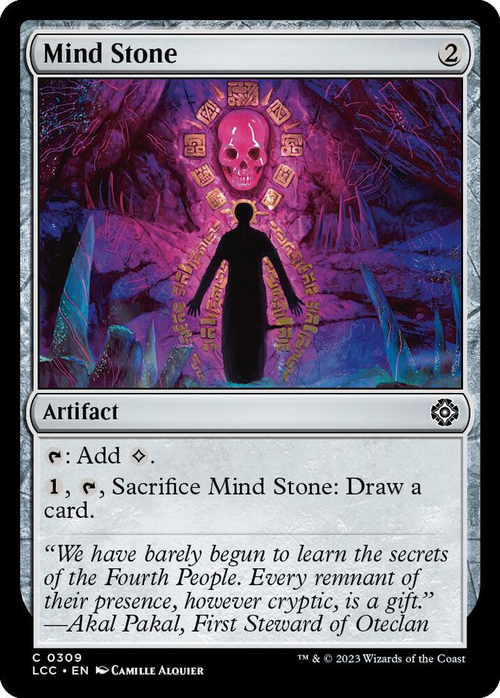 Mind Stone 309 card from Commander: The Lost Caverns of Ixalan