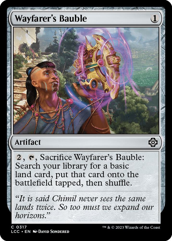 Wayfarer's Bauble 317 card from Commander: The Lost Caverns of Ixalan