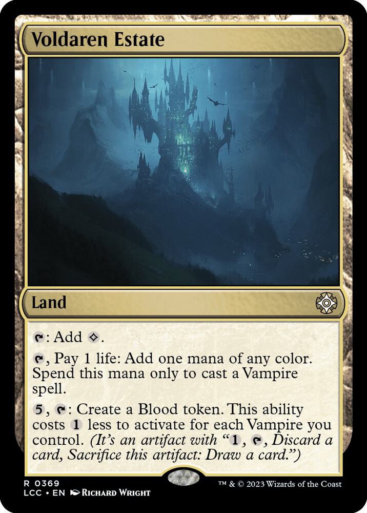 Voldaren Estate 369 card from Commander: The Lost Caverns of Ixalan