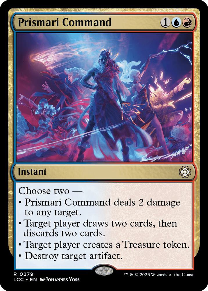 Prismari Command 279 card from Commander: The Lost Caverns of Ixalan
