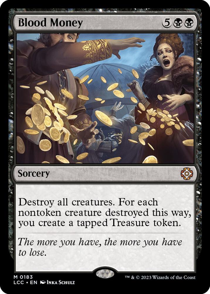 Blood Money 183 card from Commander: The Lost Caverns of Ixalan