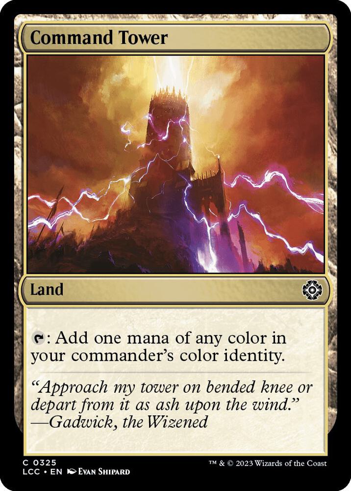 Command Tower 325 card from Commander: The Lost Caverns of Ixalan