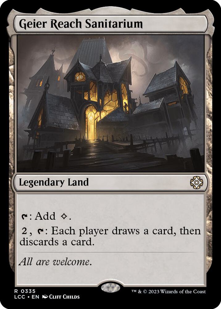 Geier Reach Sanitarium 335 card from Commander: The Lost Caverns of Ixalan