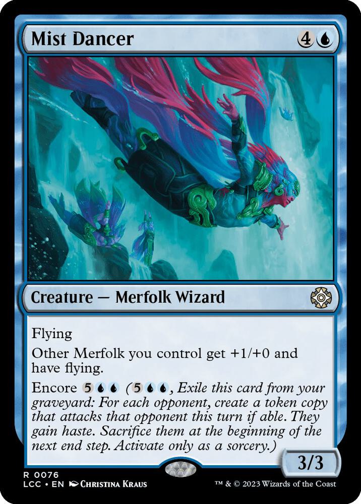 Mist Dancer 76 card from Commander: The Lost Caverns of Ixalan