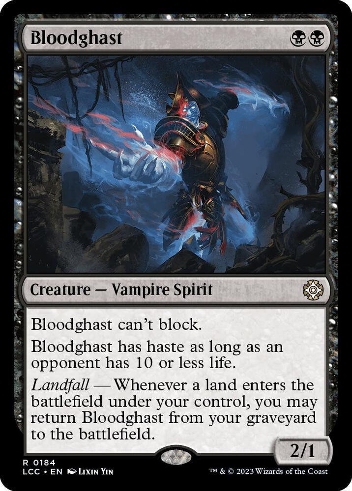 Bloodghast 184 card from Commander: The Lost Caverns of Ixalan