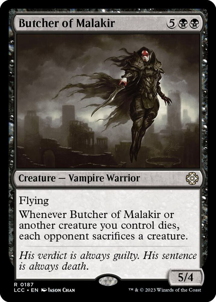 Butcher of Malakir 187 card from Commander: The Lost Caverns of Ixalan