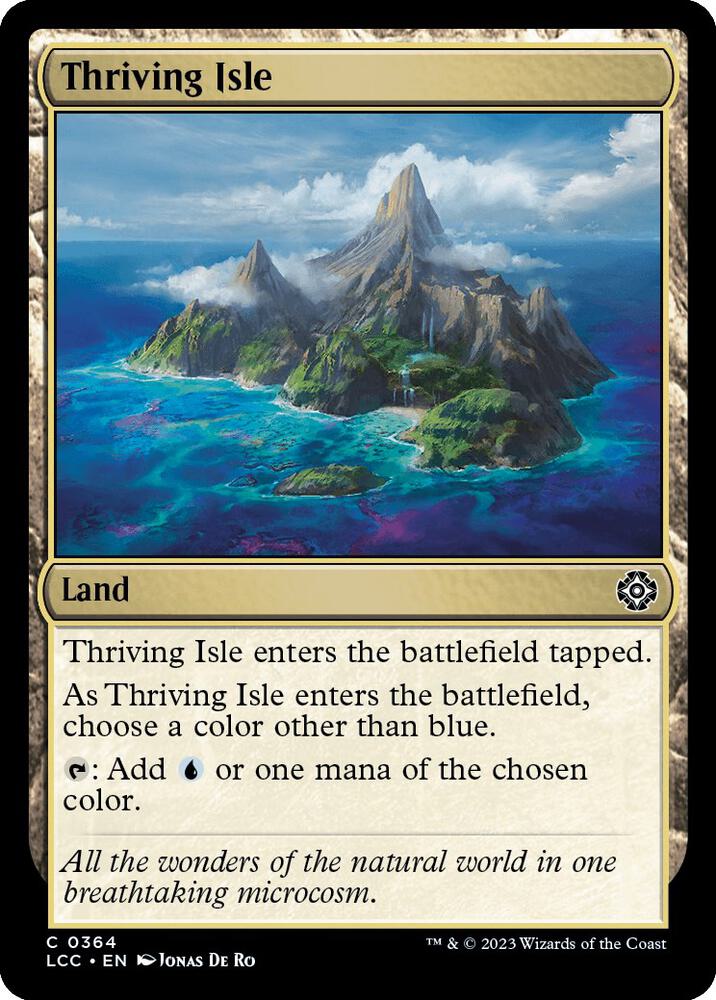 Thriving Isle 364 card from Commander: The Lost Caverns of Ixalan