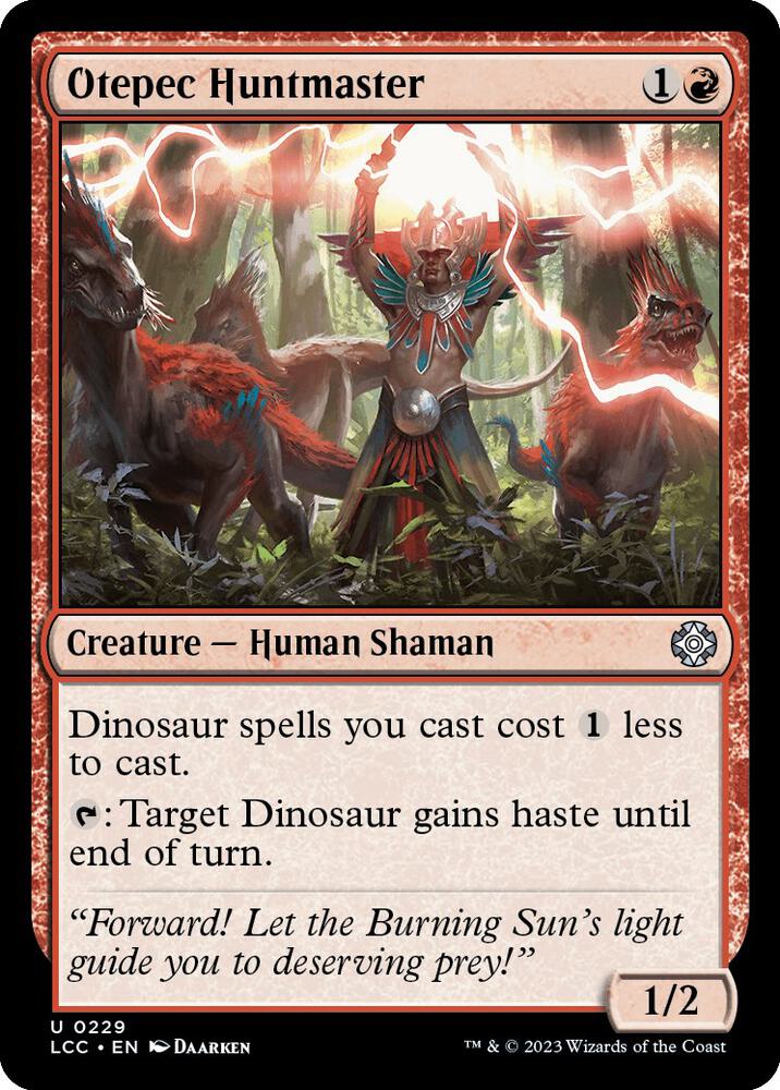 Otepec Huntmaster 229 card from Commander: The Lost Caverns of Ixalan