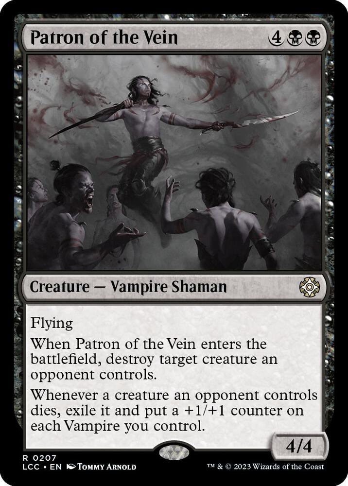 Patron of the Vein 207 card from Commander: The Lost Caverns of Ixalan