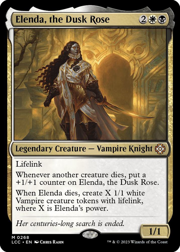 Elenda, the Dusk Rose 268 card from Commander: The Lost Caverns of Ixalan