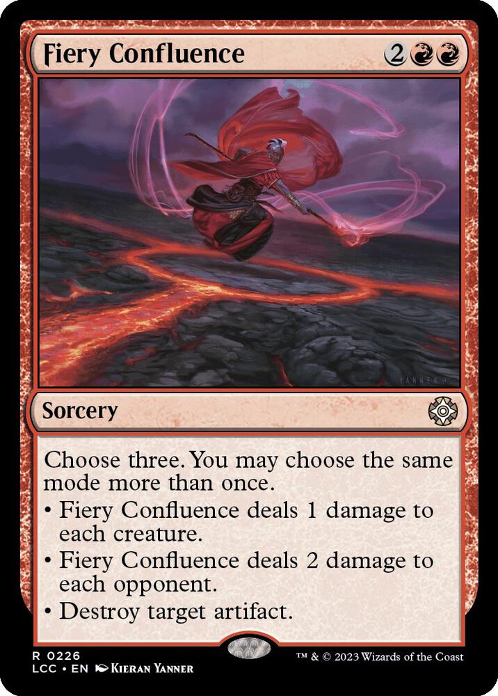 Fiery Confluence 226 card from Commander: The Lost Caverns of Ixalan