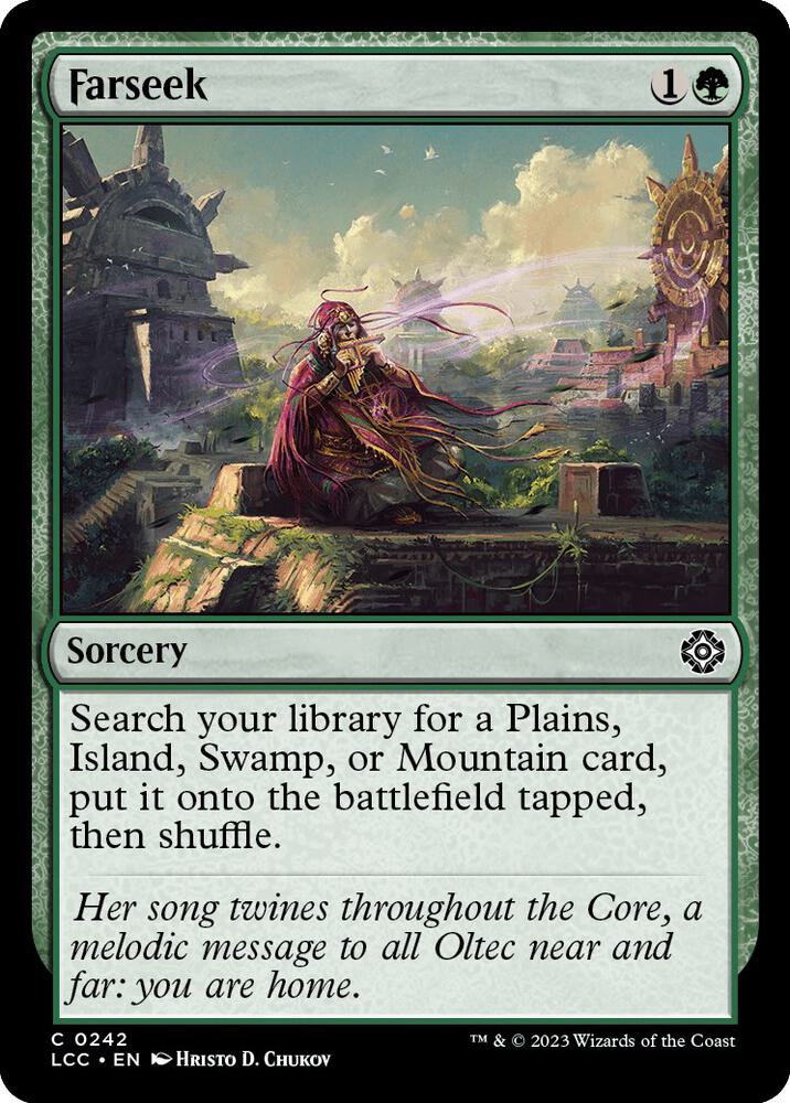 Farseek 242 card from Commander: The Lost Caverns of Ixalan