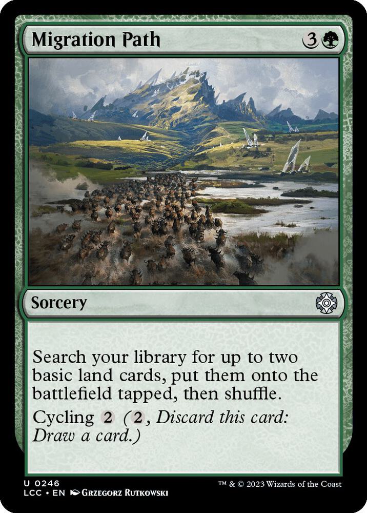 Migration Path 246 card from Commander: The Lost Caverns of Ixalan