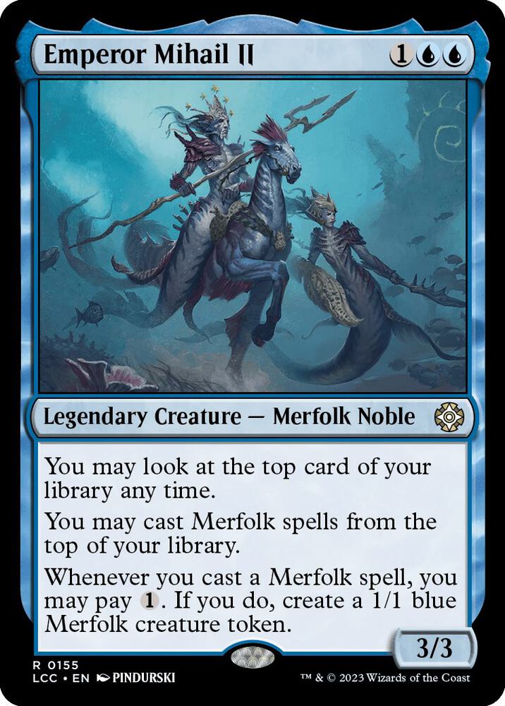 Emperor Mihail II 155 card from Commander: The Lost Caverns of Ixalan