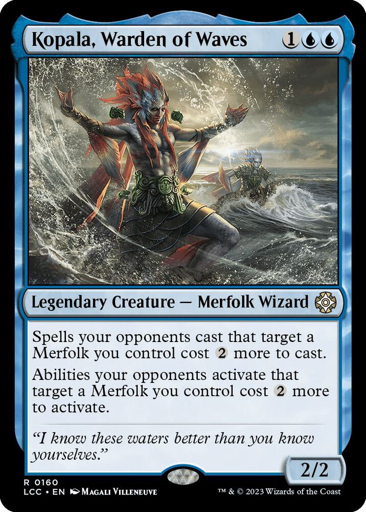Kopala, Warden of Waves 160 card from Commander: The Lost Caverns of Ixalan