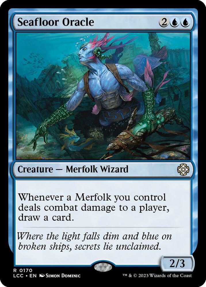 Seafloor Oracle 170 card from Commander: The Lost Caverns of Ixalan