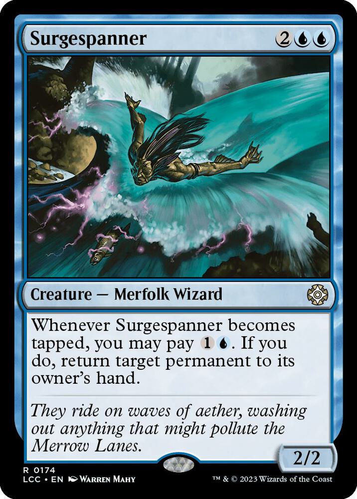 Surgespanner 174 card from Commander: The Lost Caverns of Ixalan