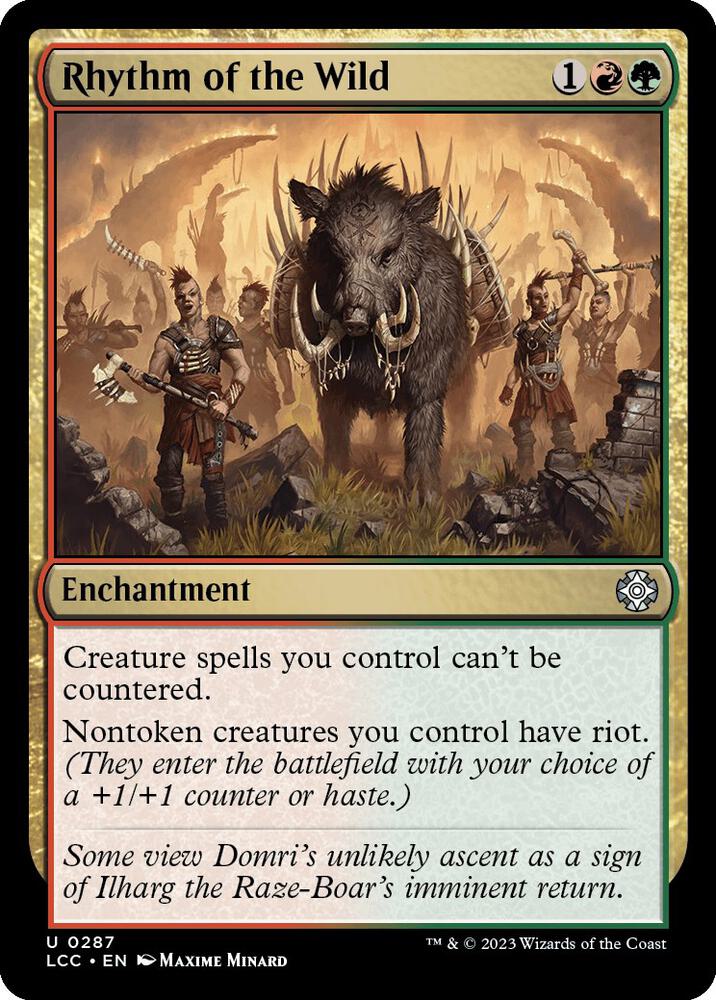 Rhythm of the Wild 287 card from Commander: The Lost Caverns of Ixalan