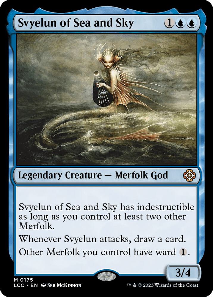 Svyelun of Sea and Sky 175 card from Commander: The Lost Caverns of Ixalan