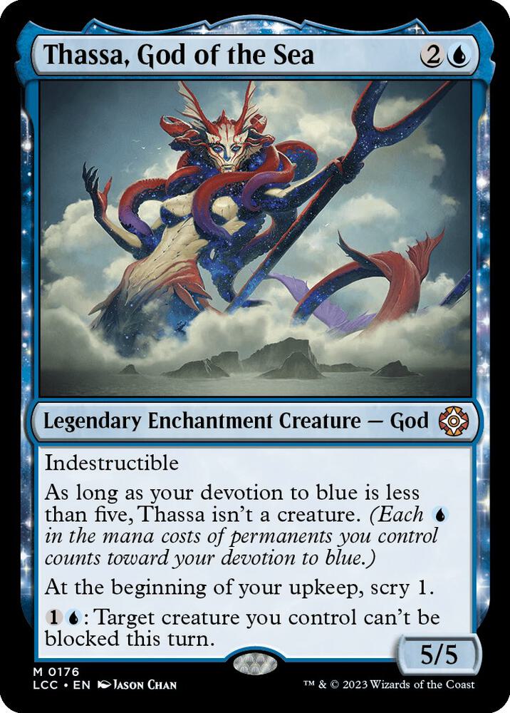 Thassa, God of the Sea 176 card from Commander: The Lost Caverns of Ixalan