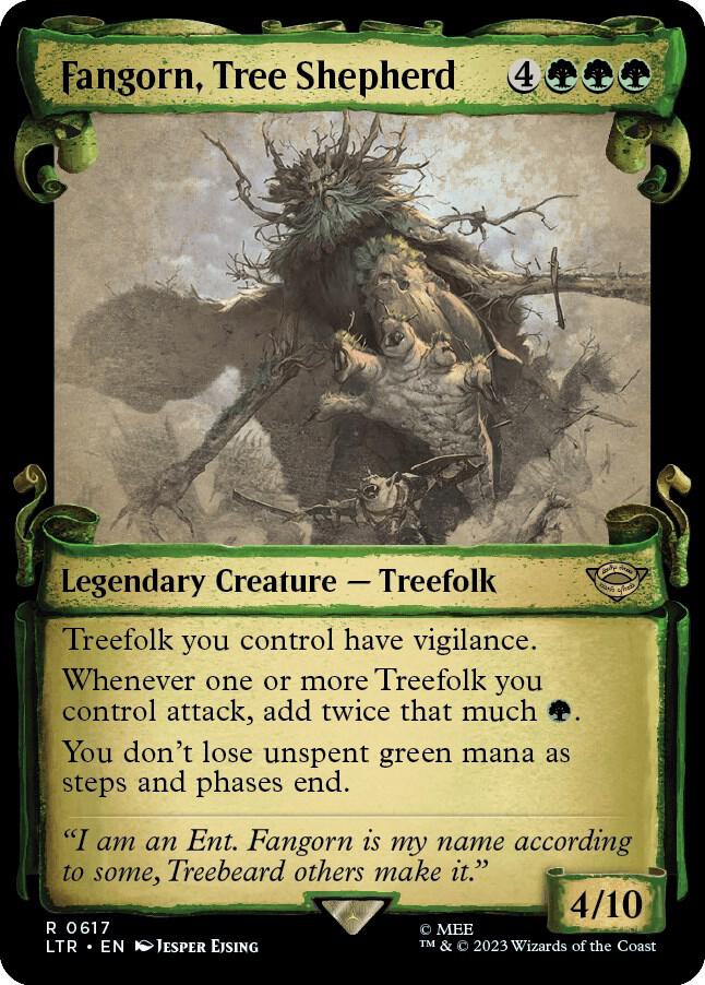 Fangorn, Tree Shepherd (Showcase Scrolls) 617 card from Universes Beyond: The Lord of the Rings: Tales of Middle-earth