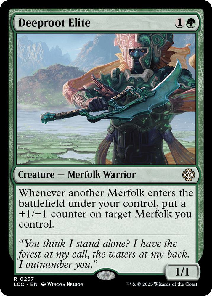 Deeproot Elite 237 card from Commander: The Lost Caverns of Ixalan