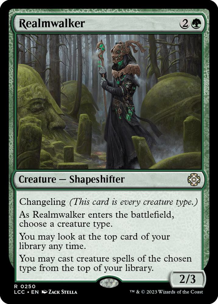 Realmwalker 250 card from Commander: The Lost Caverns of Ixalan