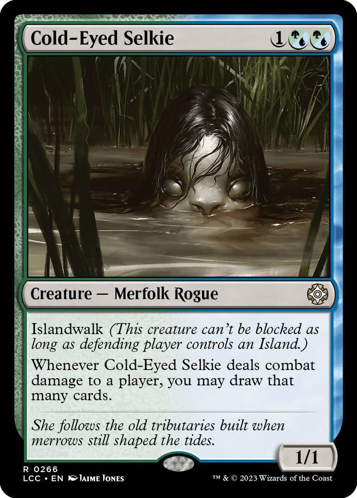 Cold-Eyed Selkie 266 card from Commander: The Lost Caverns of Ixalan
