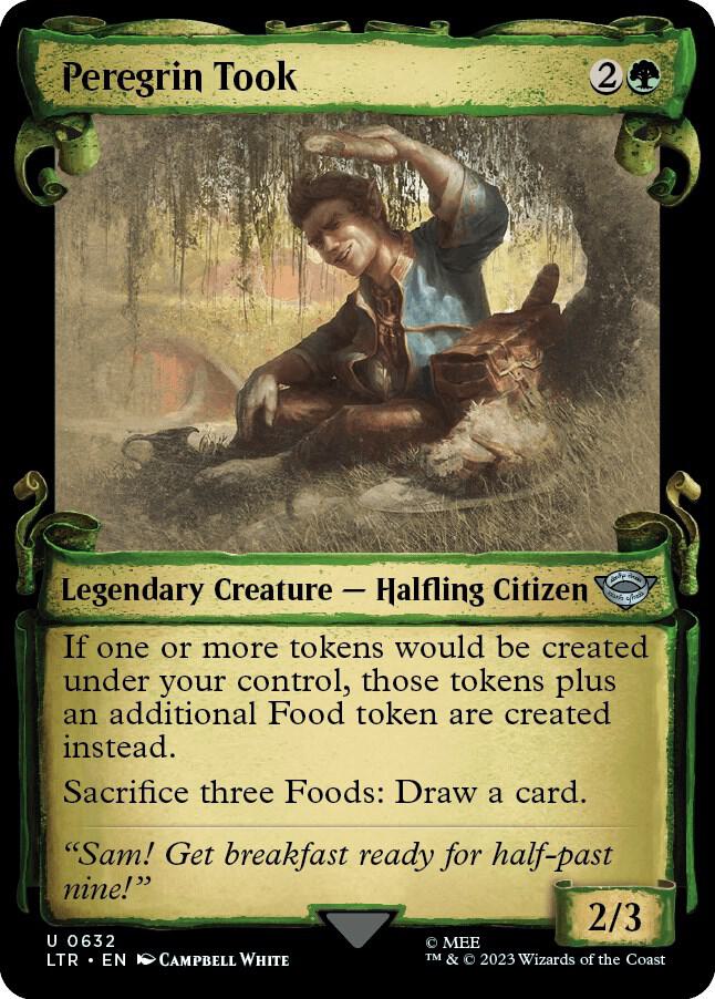 Peregrin Took (Showcase Scrolls) 632 card from Universes Beyond: The Lord of the Rings: Tales of Middle-earth