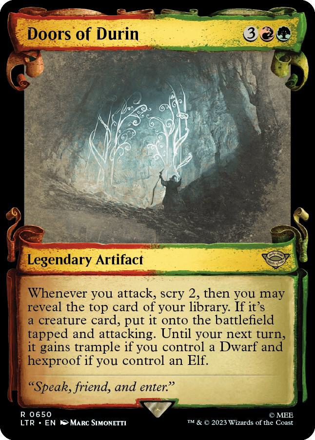 Doors of Durin (Showcase Scrolls) 650 card from Universes Beyond: The Lord of the Rings: Tales of Middle-earth