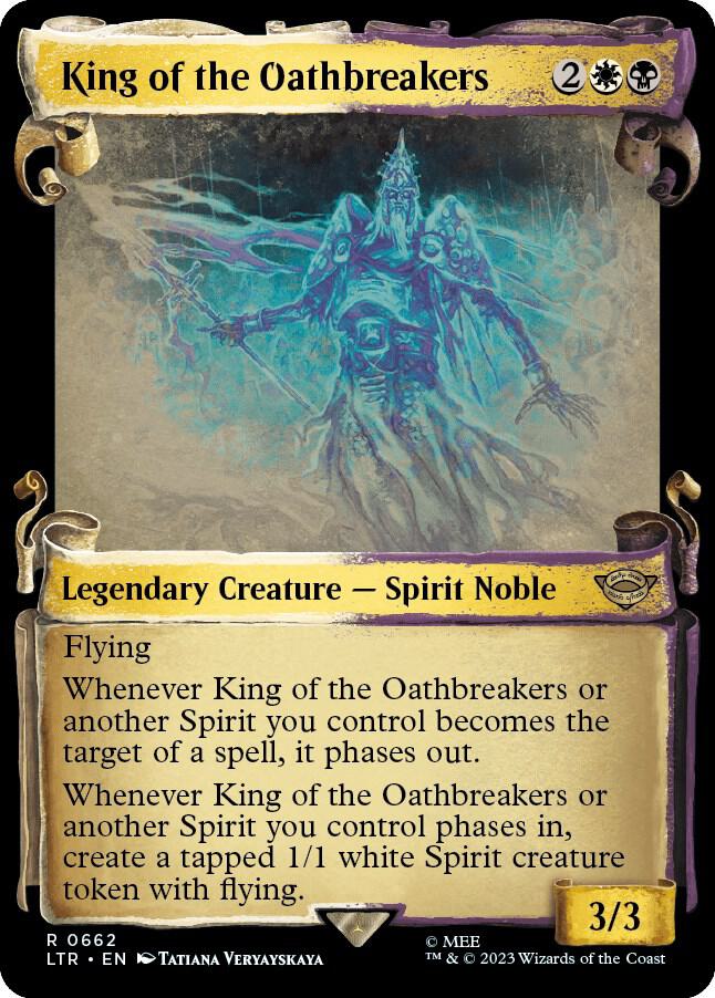 King of the Oathbreakers (Showcase Scrolls) 662 card from Universes Beyond: The Lord of the Rings: Tales of Middle-earth