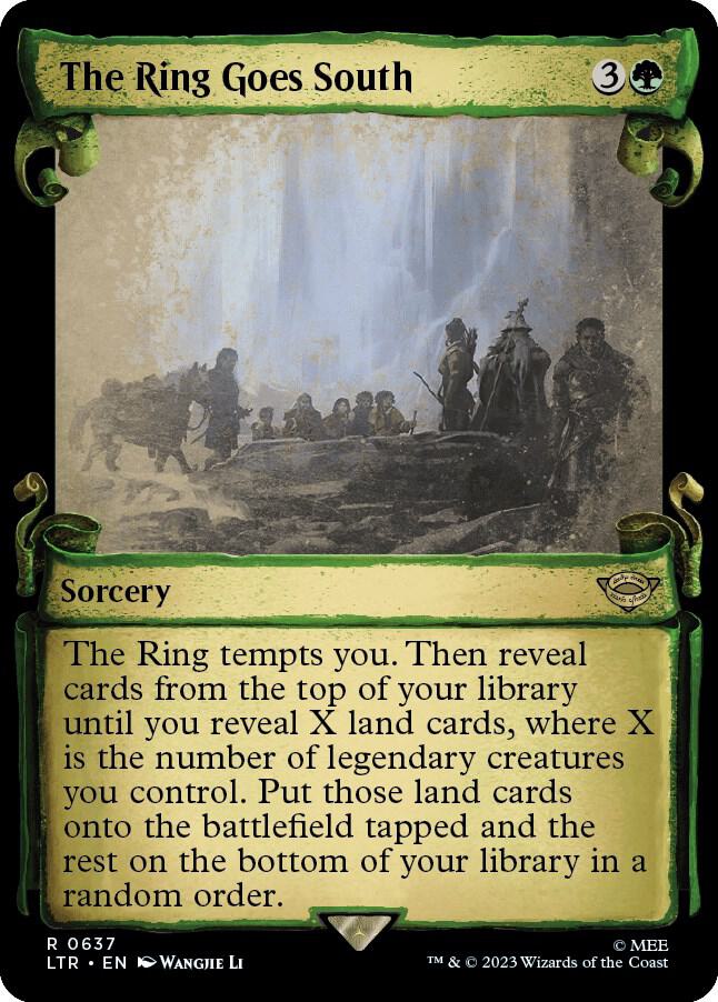 The Ring Goes South (Showcase Scrolls) 637 card from Universes Beyond: The Lord of the Rings: Tales of Middle-earth