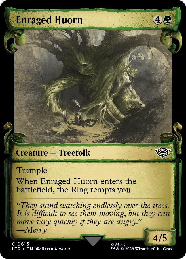Enraged Huorn (Showcase Scrolls) 613 card from Universes Beyond: The Lord of the Rings: Tales of Middle-earth