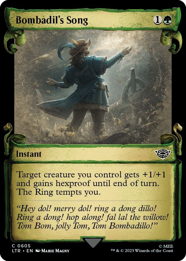 Bombadil's Song (Showcase Scrolls) 605 card from Universes Beyond: The Lord of the Rings: Tales of Middle-earth