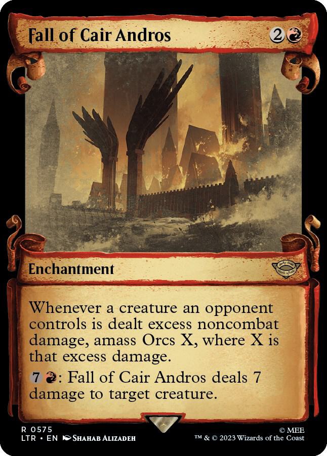 Fall of Cair Andros (Showcase Scrolls) 575 card from Universes Beyond: The Lord of the Rings: Tales of Middle-earth