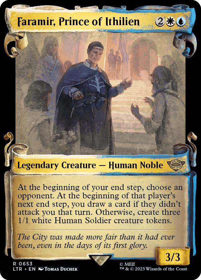 Faramir, Prince of Ithilien (Showcase Scrolls) 653 card from Universes Beyond: The Lord of the Rings: Tales of Middle-earth