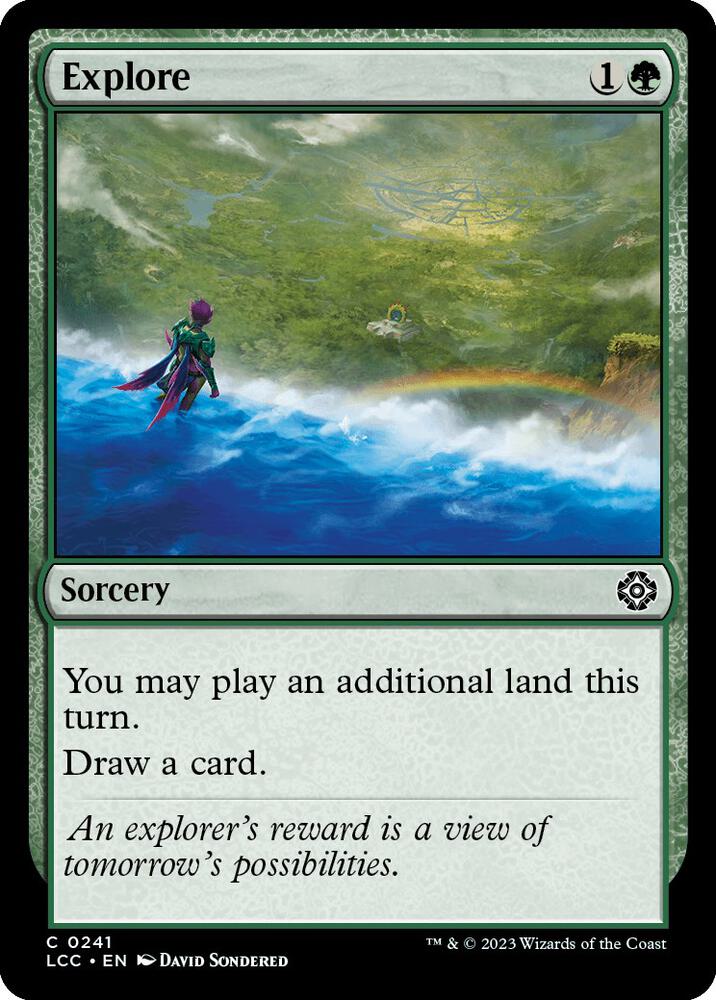Explore 241 card from Commander: The Lost Caverns of Ixalan