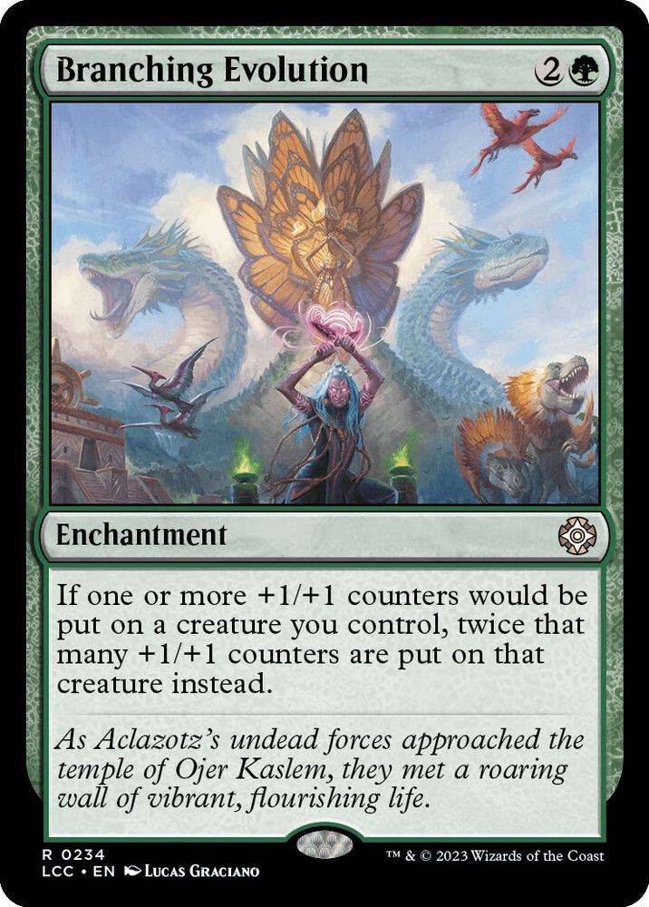 Branching Evolution 234 card from Commander: The Lost Caverns of Ixalan