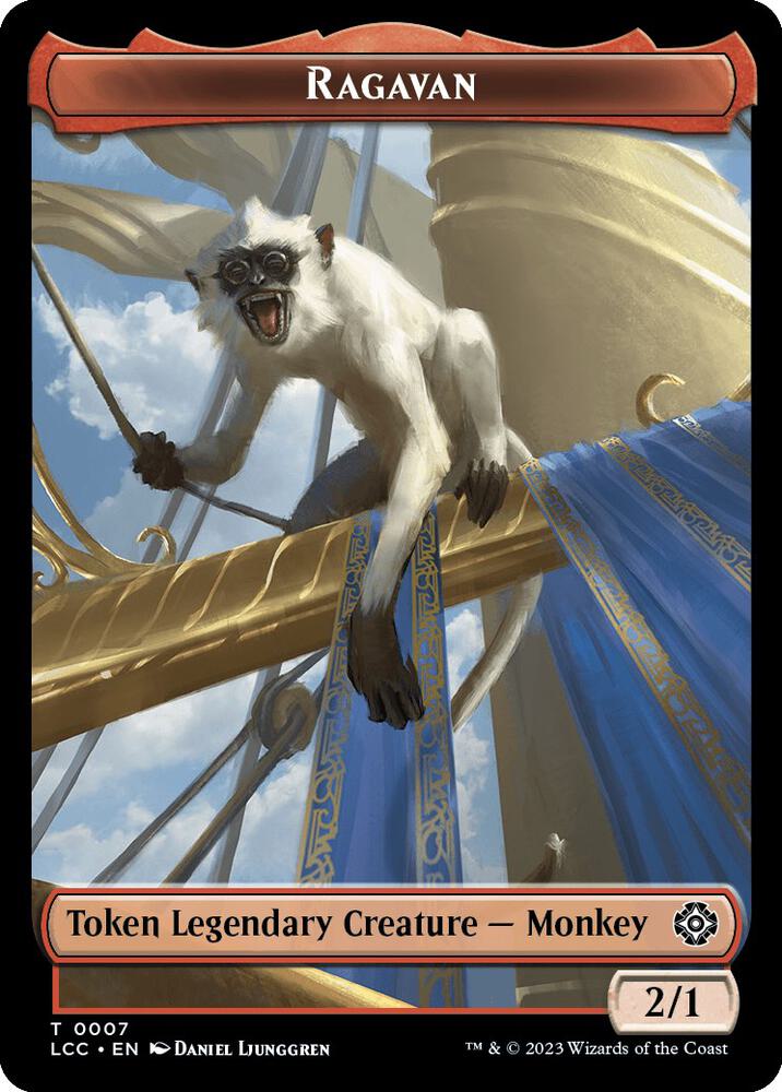 Ragavan // Treasure Double-Sided Token 7 // 18 card from Commander: The Lost Caverns of Ixalan