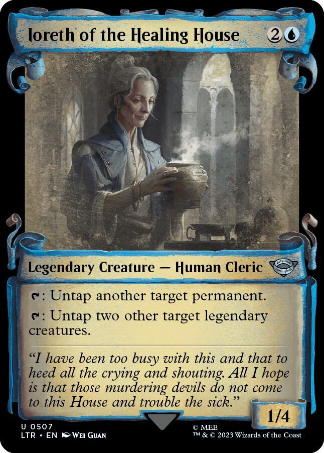 Ioreth of the Healing House (Showcase Scrolls) 507 card from Universes Beyond: The Lord of the Rings: Tales of Middle-earth