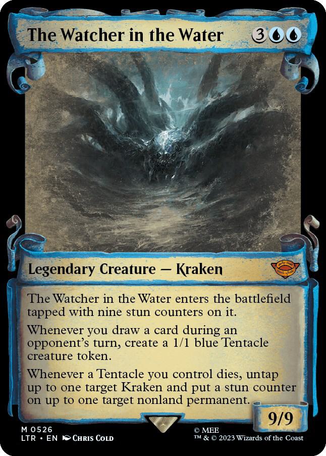 The Watcher in the Water (Showcase Scrolls) 526 card from Universes Beyond: The Lord of the Rings: Tales of Middle-earth