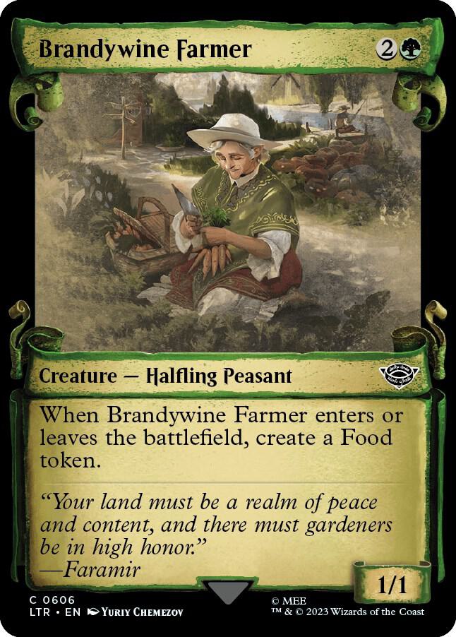 Brandywine Farmer (Showcase Scrolls) 606 card from Universes Beyond: The Lord of the Rings: Tales of Middle-earth