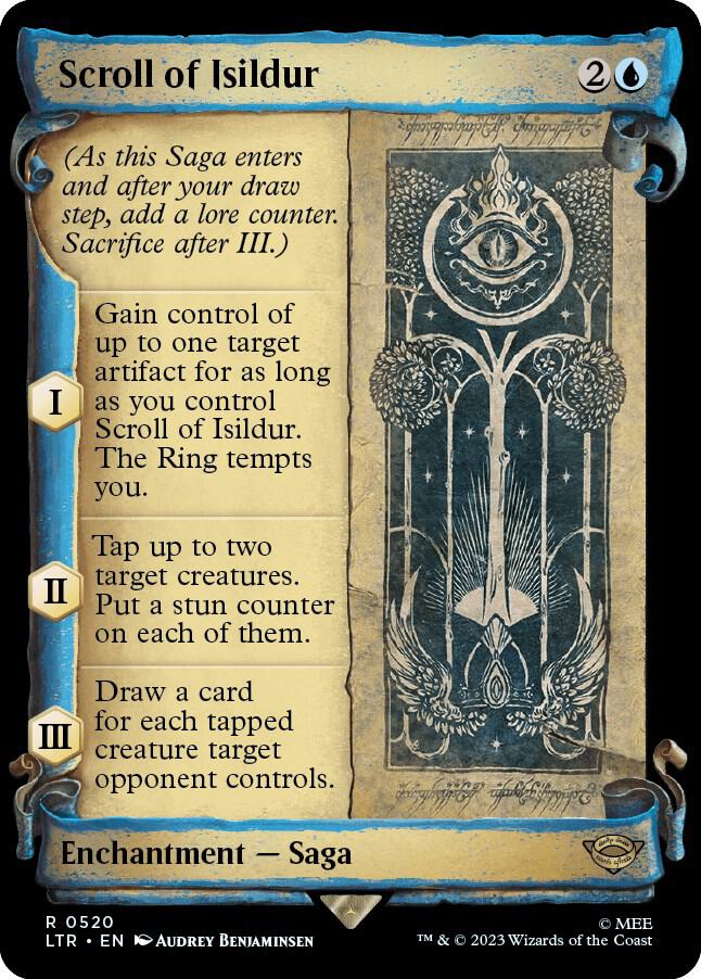 Scroll of Isildur (Showcase Scrolls) 520 card from Universes Beyond: The Lord of the Rings: Tales of Middle-earth