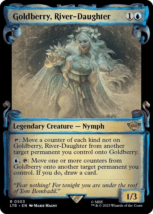 Goldberry, River-Daughter (Showcase Scrolls) 503 card from Universes Beyond: The Lord of the Rings: Tales of Middle-earth
