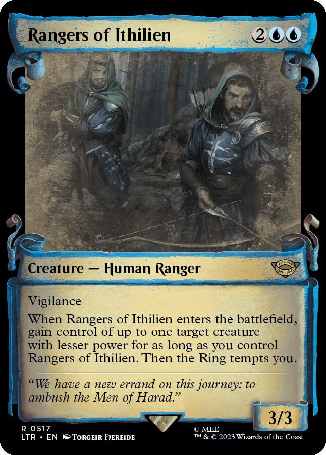 Rangers of Ithilien (Showcase Scrolls) 517 card from Universes Beyond: The Lord of the Rings: Tales of Middle-earth