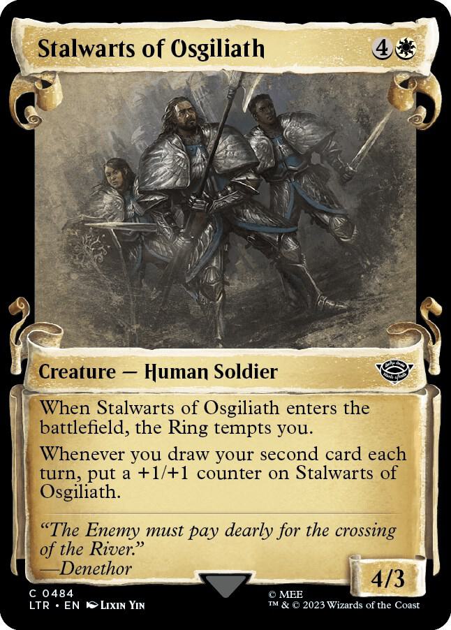 Stalwarts of Osgiliath (Showcase Scrolls) 484 card from Universes Beyond: The Lord of the Rings: Tales of Middle-earth