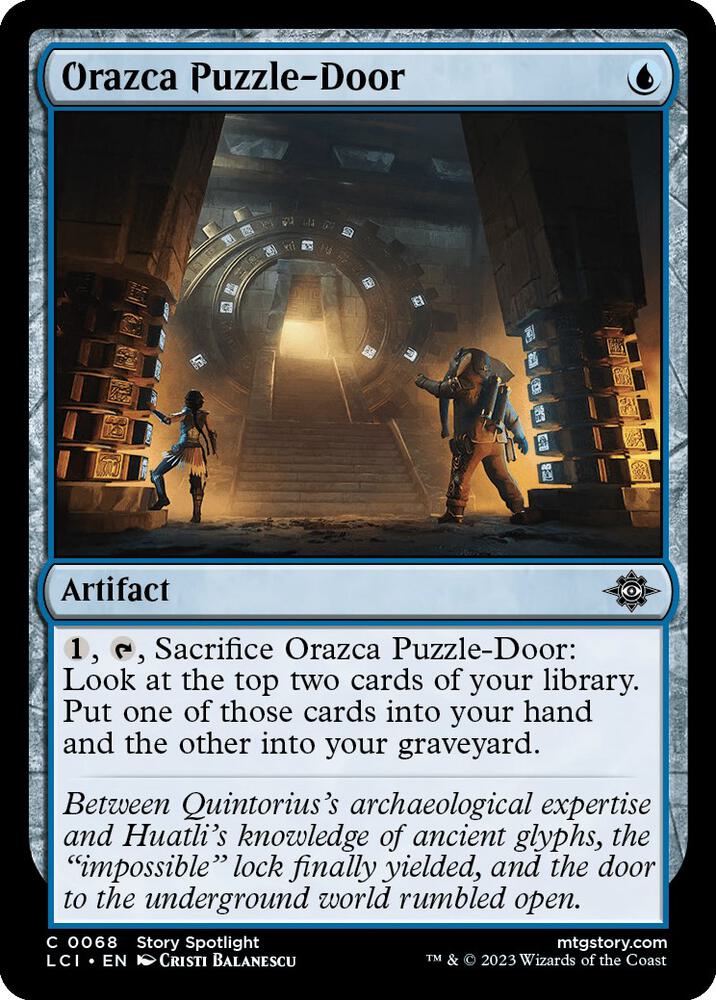 Orazca Puzzle-Door 68 card from The Lost Caverns of Ixalan