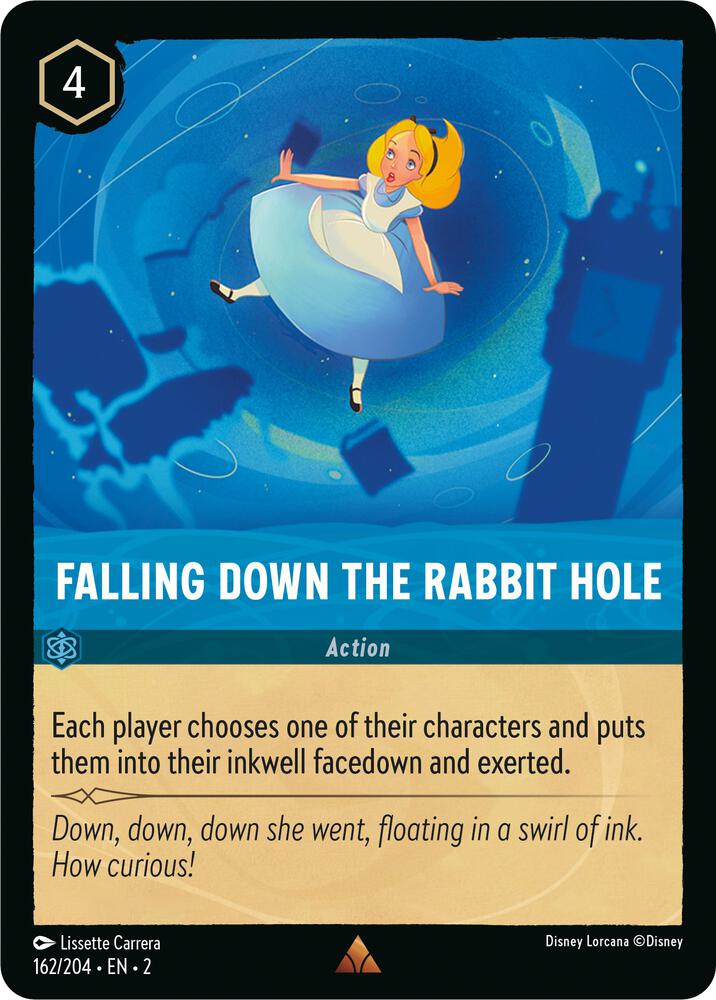 Falling Down the Rabbit Hole 162/204 card from Rise of the Floodborn