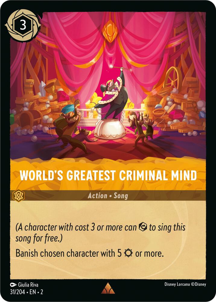 World's Greatest Criminal Mind 31/204 card from Rise of the Floodborn